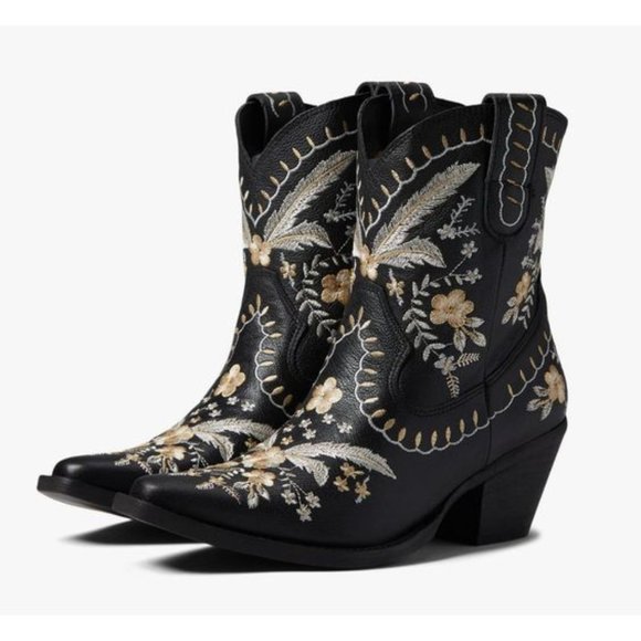 DINGO WOMEN'S PRIMROSE EMBROIDERED FLORAL WESTERN BOOTIES -10 - Picture 3 of 7